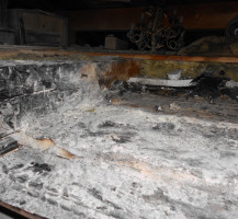 Brand am Dach Einfamilienhaus