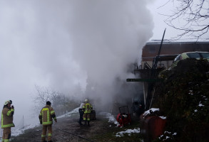 Heizungsbrand Bauernhaus Pfasthof