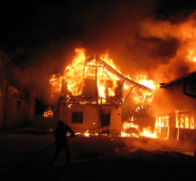 Brand ehemalige Zimmerei