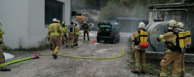 Bezirksübungstag Bezirksfeuerwehrverband Kufstein 08.10.2022