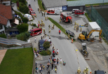 Gemeinschaftsübung Thiersee beim neuen Bildungszentrum 22.06.2024