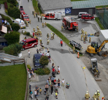 Gemeinschaftsübung Thiersee beim neuen Bildungszentrum 22.06.2024