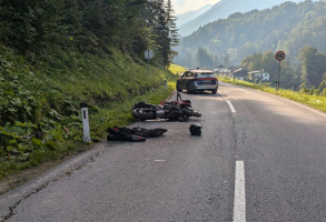 Ölspur Motoradunfall L37 31.08.2024