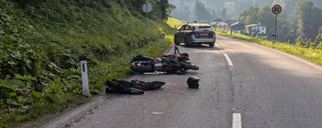 Ölspur Motoradunfall L37 31.08.2024