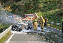 Verkehrsunfall Fahrzeugbrand L37 29.09.2025