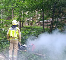 Übung Waldbrand und Personensuche Marbling/Gewerbegebiet, 25.06.2026